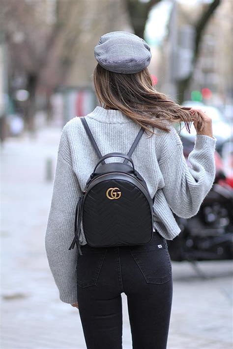 gucci backpack outfit